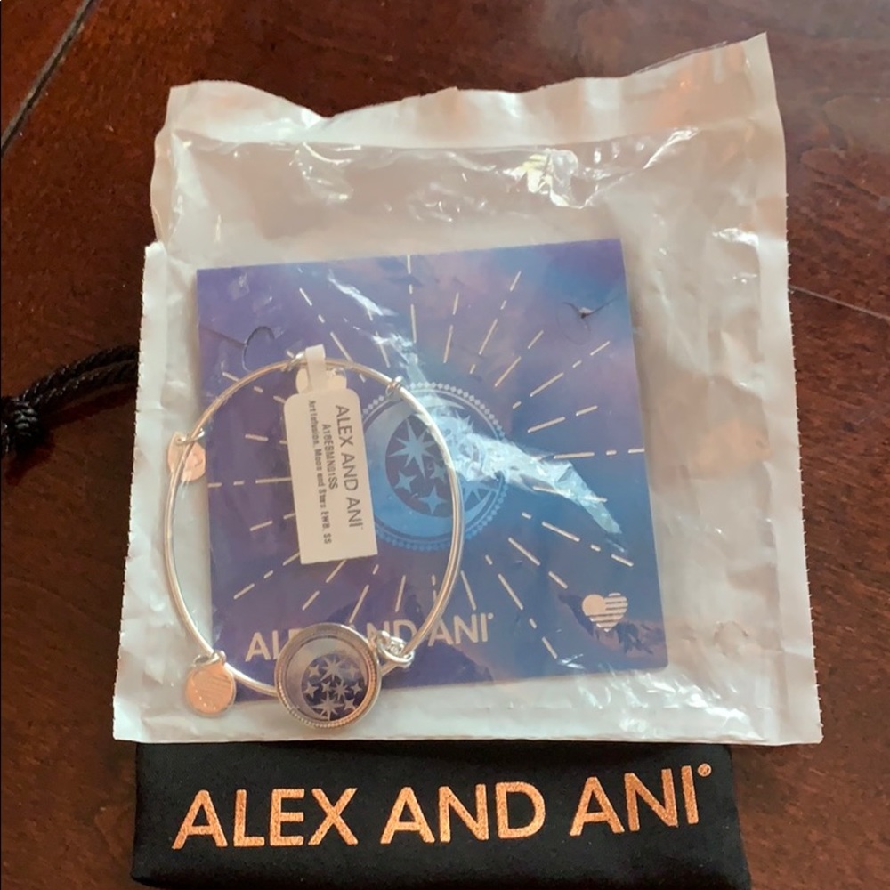 Alex and Ani bracelet Moon & Stars